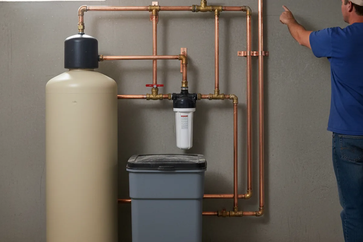 Whole-house water treatment system installed in Wilmont